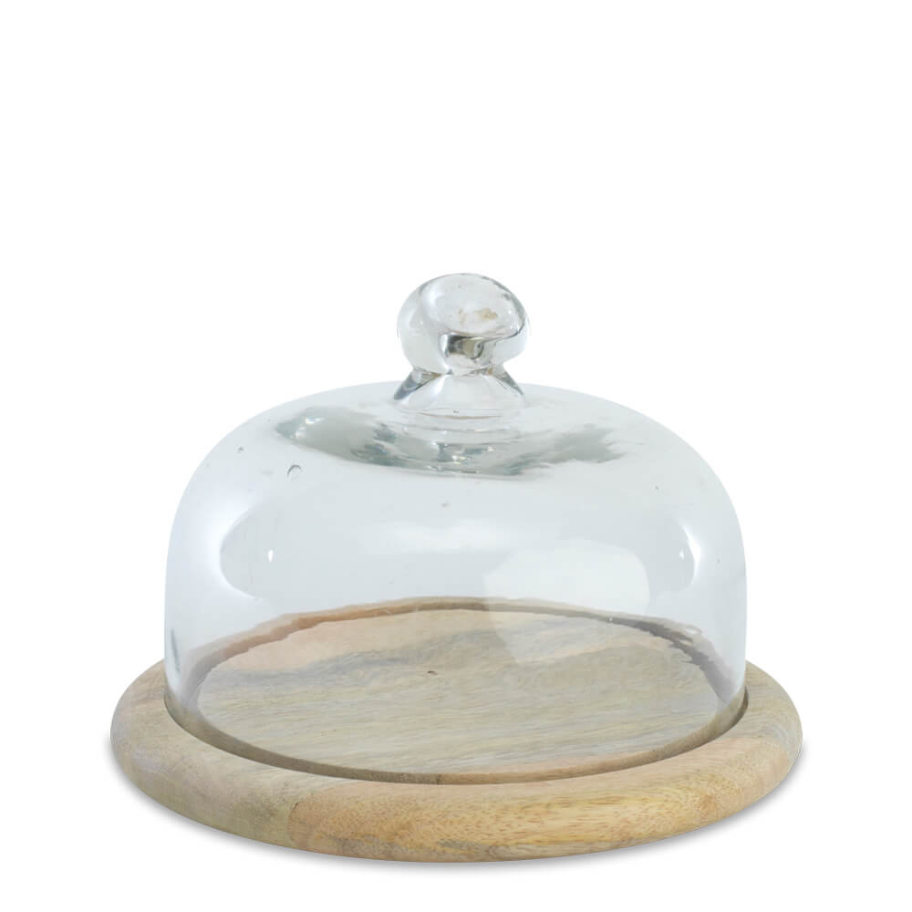 Nkuku Recycled Glass Bell Dome Small